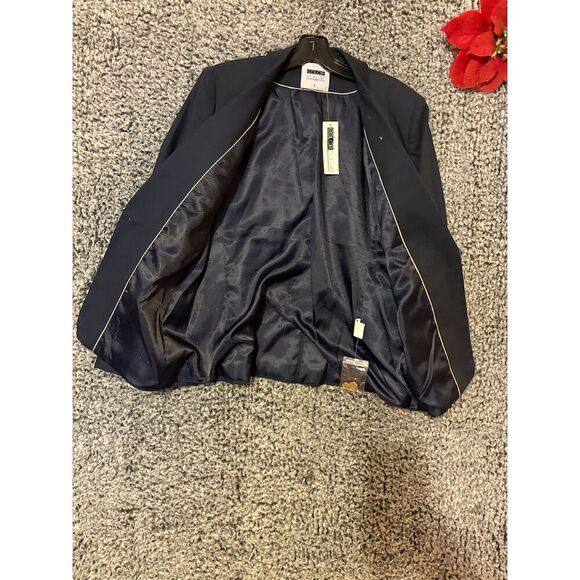 Men's XL Black Blazer Gold Buttons Formal Classic Fit - Picture 2 of 9